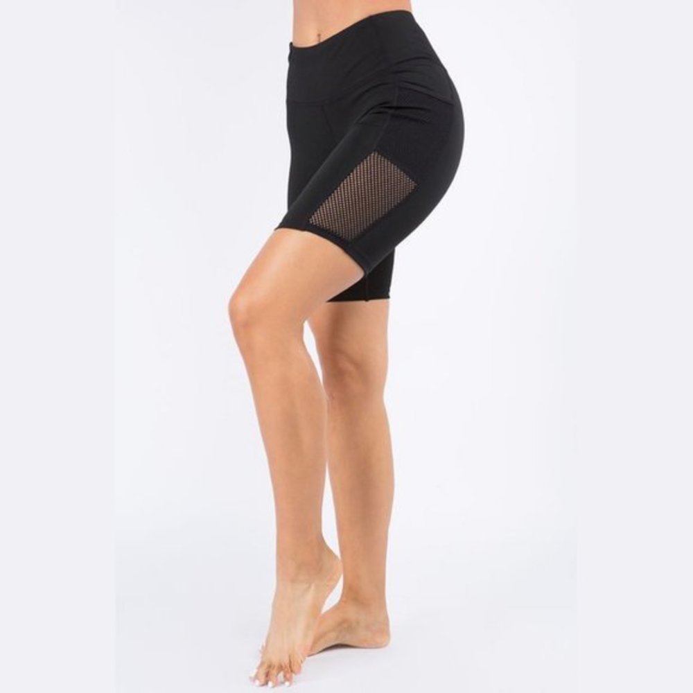 High waist pocket bike legging